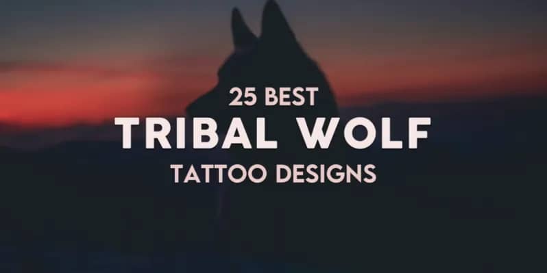 Best Tribal Wolf Tattoo Designs