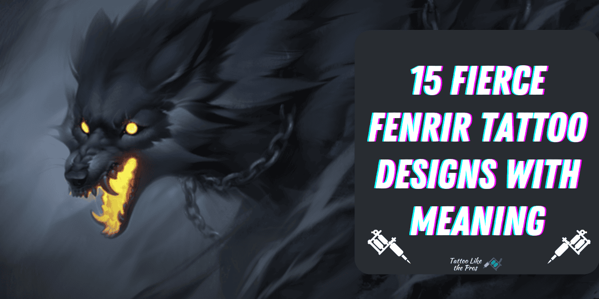15 Fierce Fenrir Tattoo Designs with Meaning