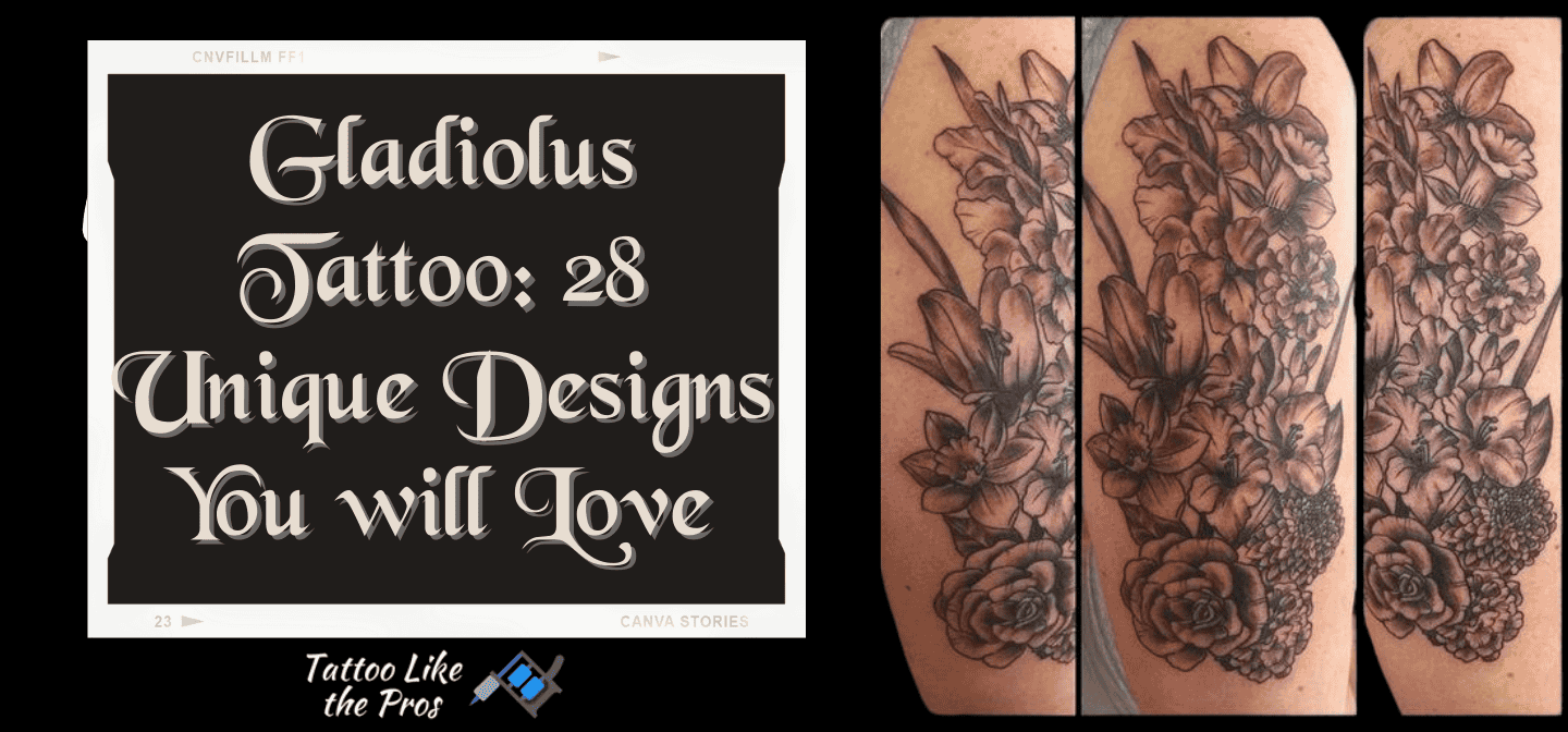 gladiolus tattoo