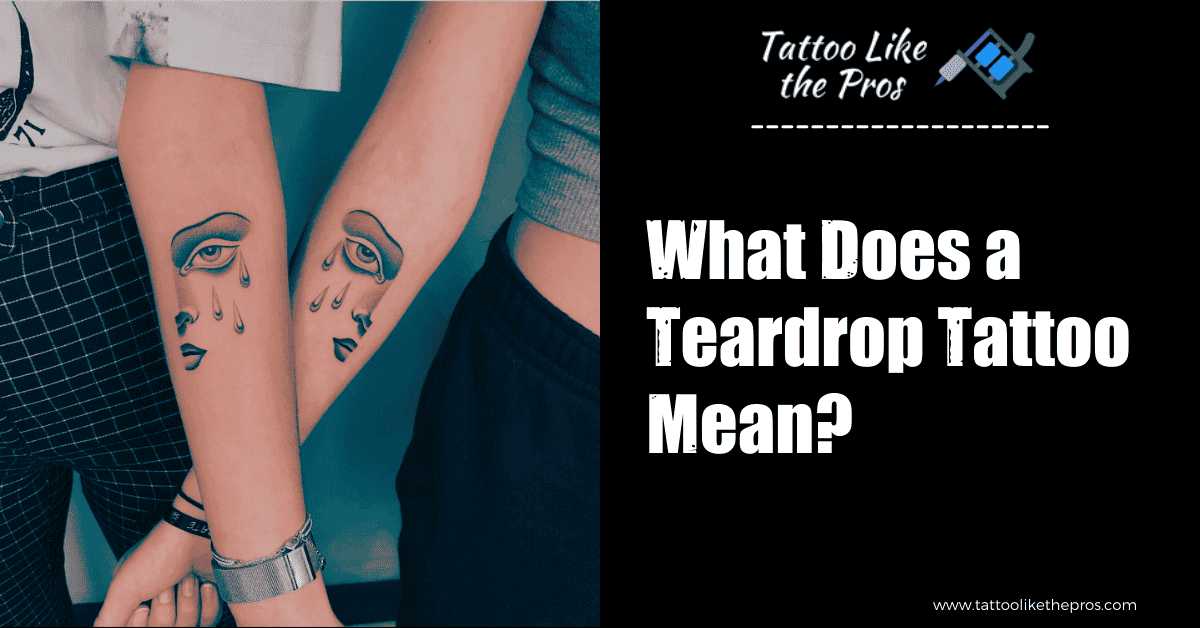 teardrop tattoo
