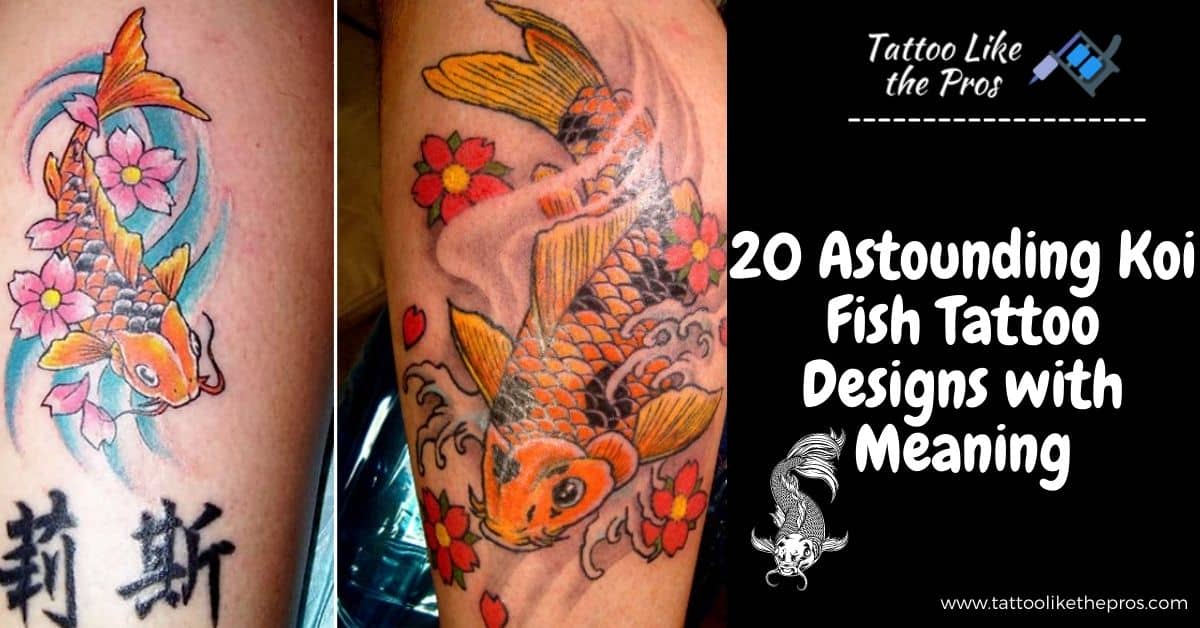 koi fish tattoo designs