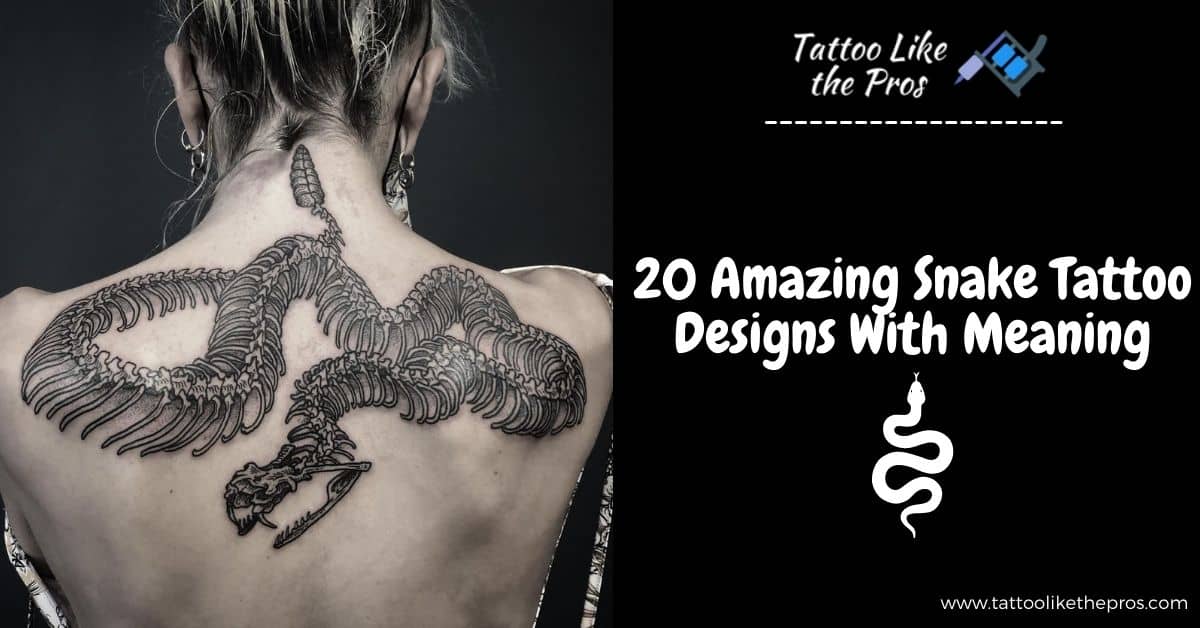 snake tattoo-20 amazing designs