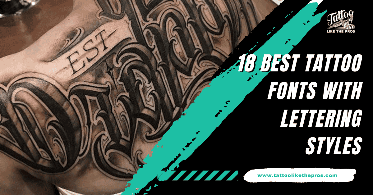 best tattoo fonts