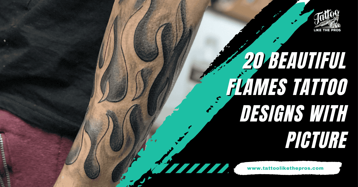 flames tattoo
