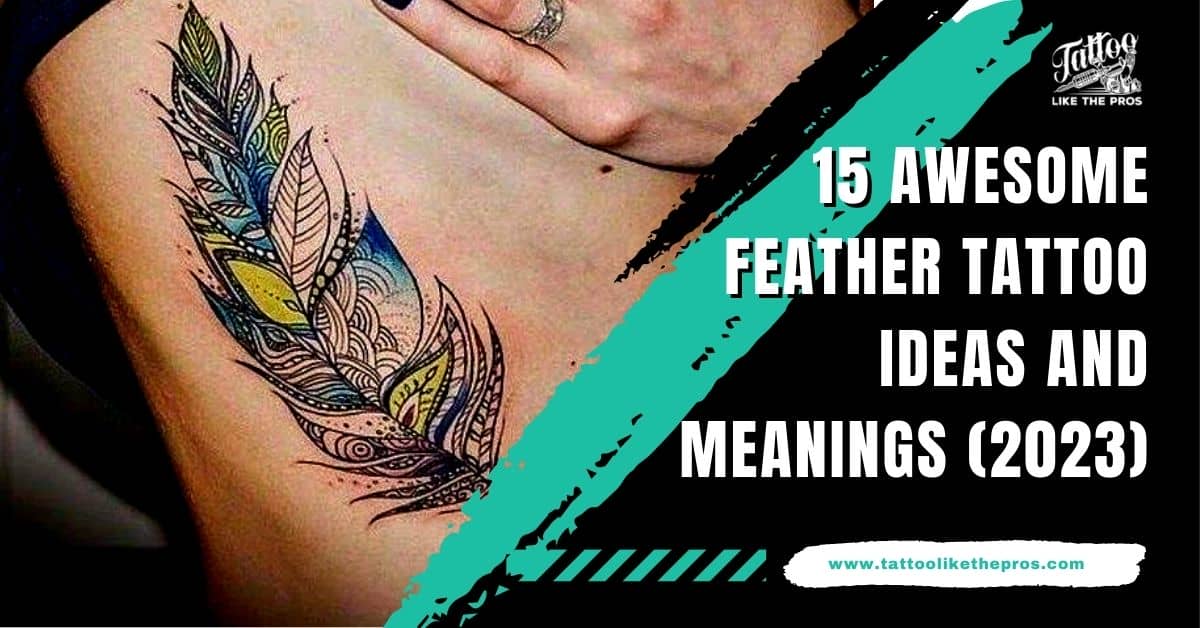 feather tattoo design