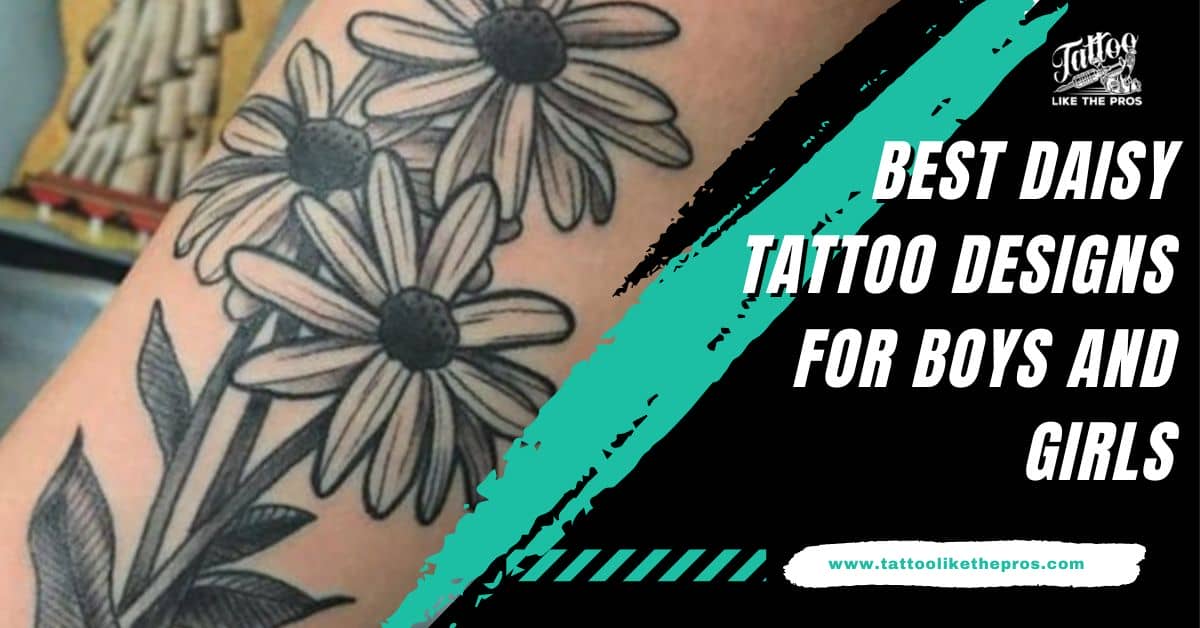 daisy tattoo design