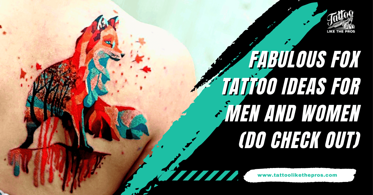 fox tattoo design