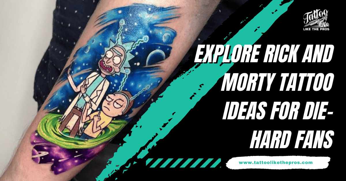 rick and morty tattoo ideas